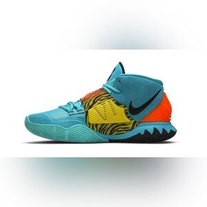 Nike Kyrie Turquoise and Orange Sneakers